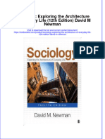 Textbook Sociology Exploring The Architecture of Everyday Life 12Th Edition David M Newman Ebook All Chapter PDF