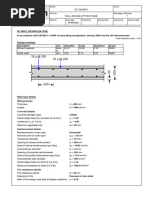 Upstand Wall Design Calculations | PDF | Structural Load | Bending