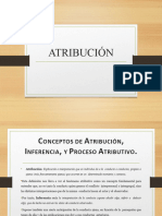 Procesos de Atribución.