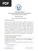 Dimensionamento de Pecas