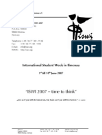 Infopaper ISWI 2007