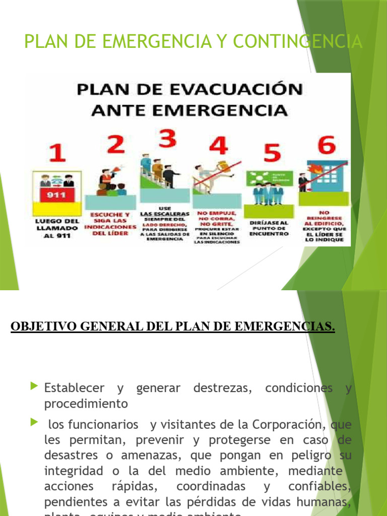 Plan de Emergencia y Contingencia CVC | PDF | Seguridad y salud ocupacional