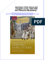Textbook Seeking Sanctuary Crime Mercy and Politics in English Courts 1400 1550 First Edition Shannon Mcsheffrey Ebook All Chapter PDF