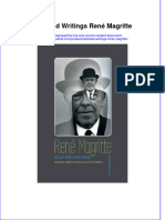 Textbook Selected Writings Rene Magritte Ebook All Chapter PDF