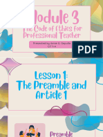 CODE OF ETHICS OF PROFESSIONAL TEACHERS IN THE PHILIPPINES 