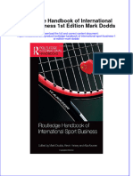 Full Chapter Routledge Handbook of International Sport Business 1St Edition Mark Dodds PDF
