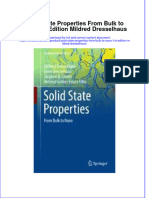 Textbook Solid State Properties From Bulk To Nano 1St Edition Mildred Dresselhaus Ebook All Chapter PDF