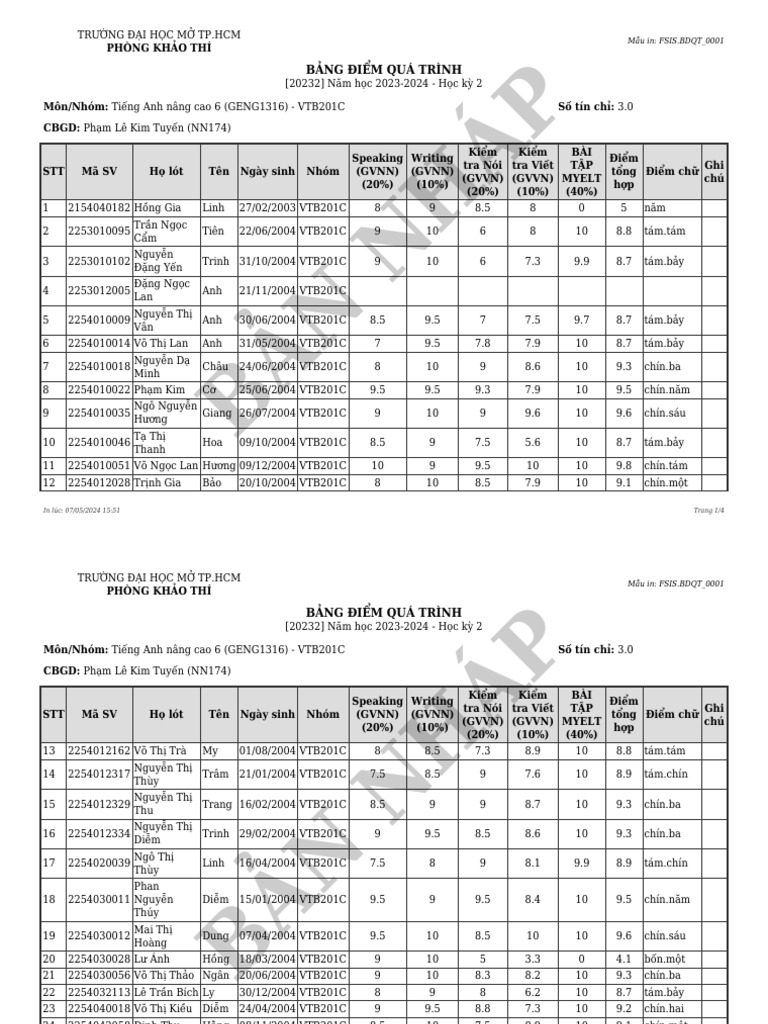 Bản Nháp | PDF