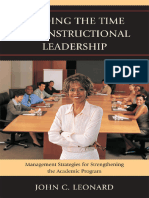 John C. Leonard - Finding The Time For Instructional Leadership - Management Strategies For Strengthening The Academic Program (2010, R&L Education) - Libgen - Li