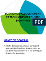 12. Positions d'Accouchement et Techniques de Poussée Spontanée