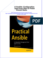 Download full chapter Practical Ansible Configuration Management From Start To Finish Vincent Sesto pdf docx