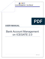 User Manual-Bank Account Management v1.0