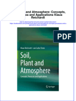 Download pdf Soil Plant And Atmosphere Concepts Processes And Applications Klaus Reichardt ebook full chapter 