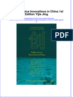 Ebffiledoc - 909download Textbook Public Service Innovations in China 1St Edition Yijia Jing Ebook All Chapter PDF