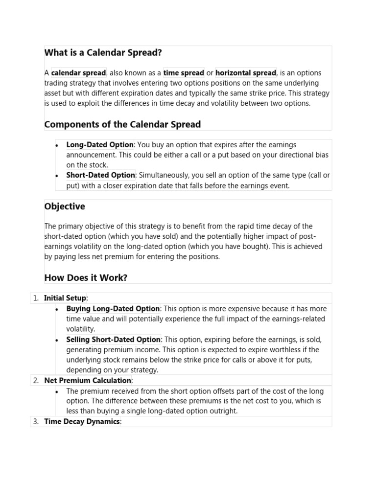 what-is-a-calendar-spread-download-free-pdf-option-finance