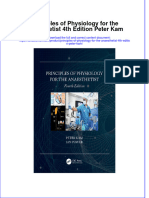 PDF Principles of Physiology For The Anaesthetist 4Th Edition Peter Kam Ebook Full Chapter