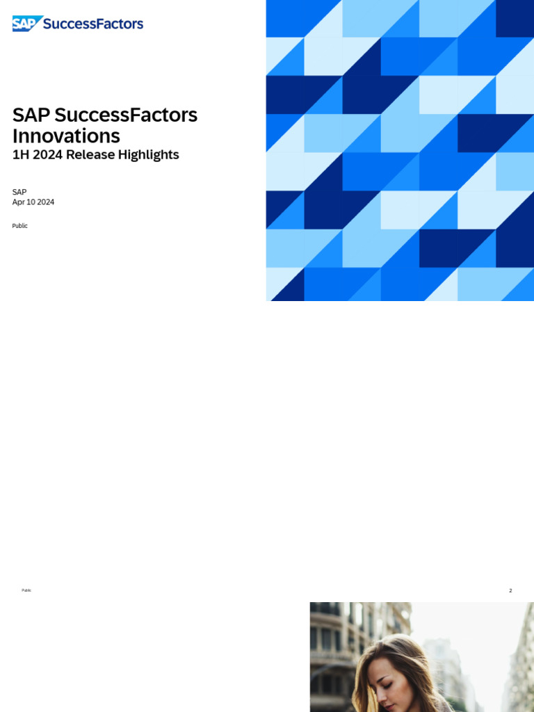 1H 2024 Release Highlights - SAP SF | PDF | Artificial Intelligence ...
