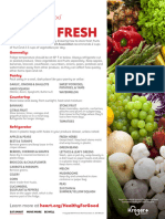 Food Storage Keep It Fresh Infographic