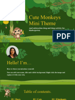 Cute Monkeys · SlidesMania