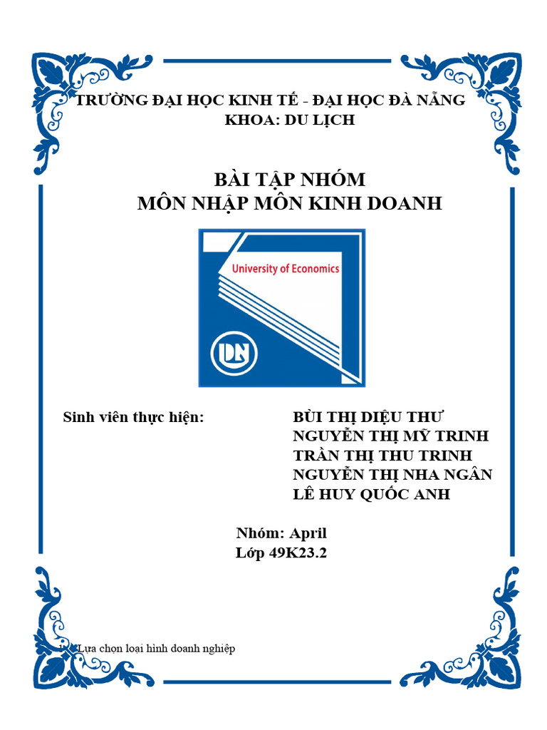 Báo Cáo C A Nhóm April, 49k23.2 | PDF