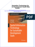 PDF Spatial Information Technology For Sustainable Development Goals Dilip Kumar Ebook Full Chapter