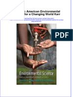 Full Chapter Scientific American Environmental Science For A Changing World Karr PDF