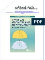 PDF Spherical Geometry and Its Applications Marshall A Whittlesey Ebook Full Chapter