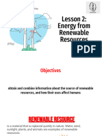 Lesson 2 Energy From Renewable Resources - 1