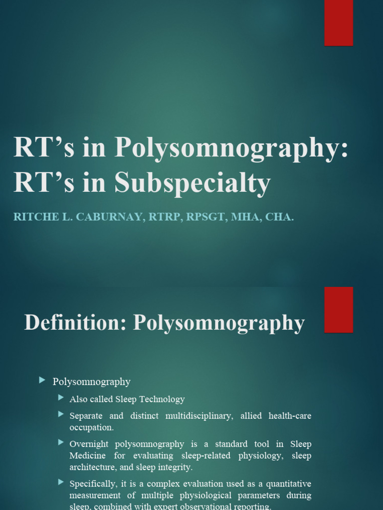 Rts in Sleep Study | PDF | Health Care | Animal Physiology