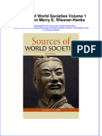 PDF Sources of World Societies Volume 1 3Rd Edition Merry E Wiesner Hanks Ebook Full Chapter
