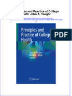 Full Chapter Principles and Practice of College Health John A Vaughn PDF