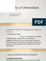 Study of Orientalism