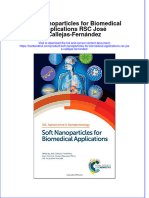 Download textbook Soft Nanoparticles For Biomedical Applications Rsc Jose Callejas Fernandez ebook all chapter pdf 