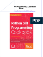 Download pdf Python Gui Programming Cookbook Meier ebook full chapter 