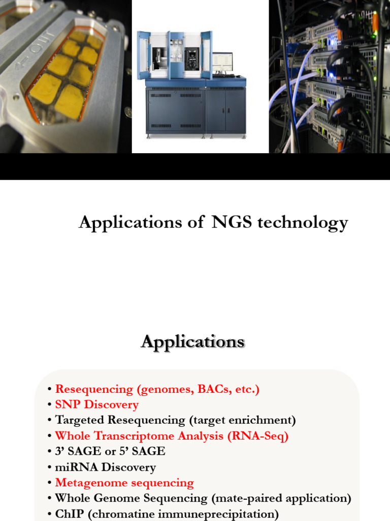 Applications of Next Generation Sequencing | PDF | Ribosomal Rna | Dna ...