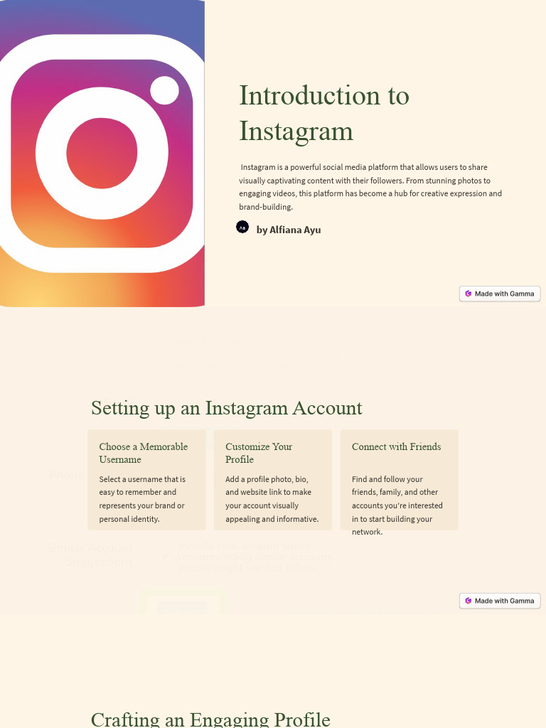 Introduction to instagram pdf brand web 2 0