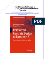 Textbook Reinforced Concrete Design To Eurocode 2 1St Edition Giandomenico Toniolo Ebook All Chapter PDF