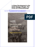 Textbook Sustainable Urban Development in The Age of Climate Change People The Cure or Curse Ali Cheshmehzangi Ebook All Chapter PDF