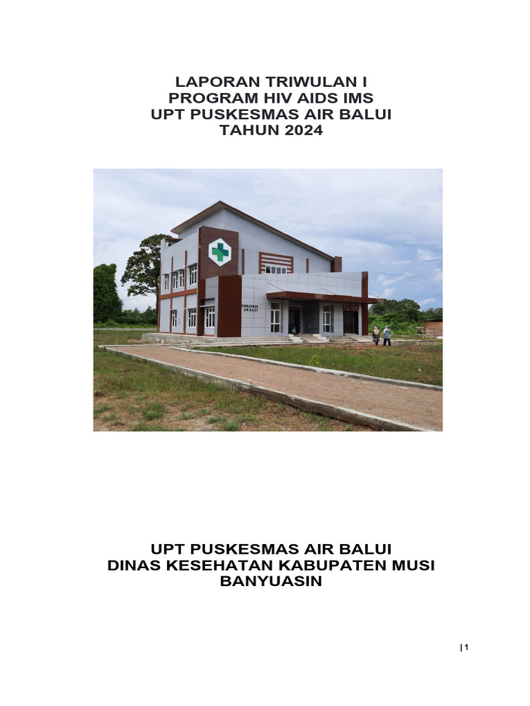 Revisi Laporan Hiv TW I PKM Ab | PDF
