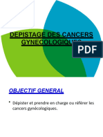 23. Dépistage des Cancers Gynécologiques