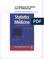 PDF Statistics in Medicine 4Th Edition Robert H Riffenburgh Ebook Full Chapter