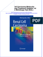 Textbook Renal Cell Carcinoma Molecular Features and Treatment Updates 1St Edition Mototsugu Oya Eds Ebook All Chapter PDF