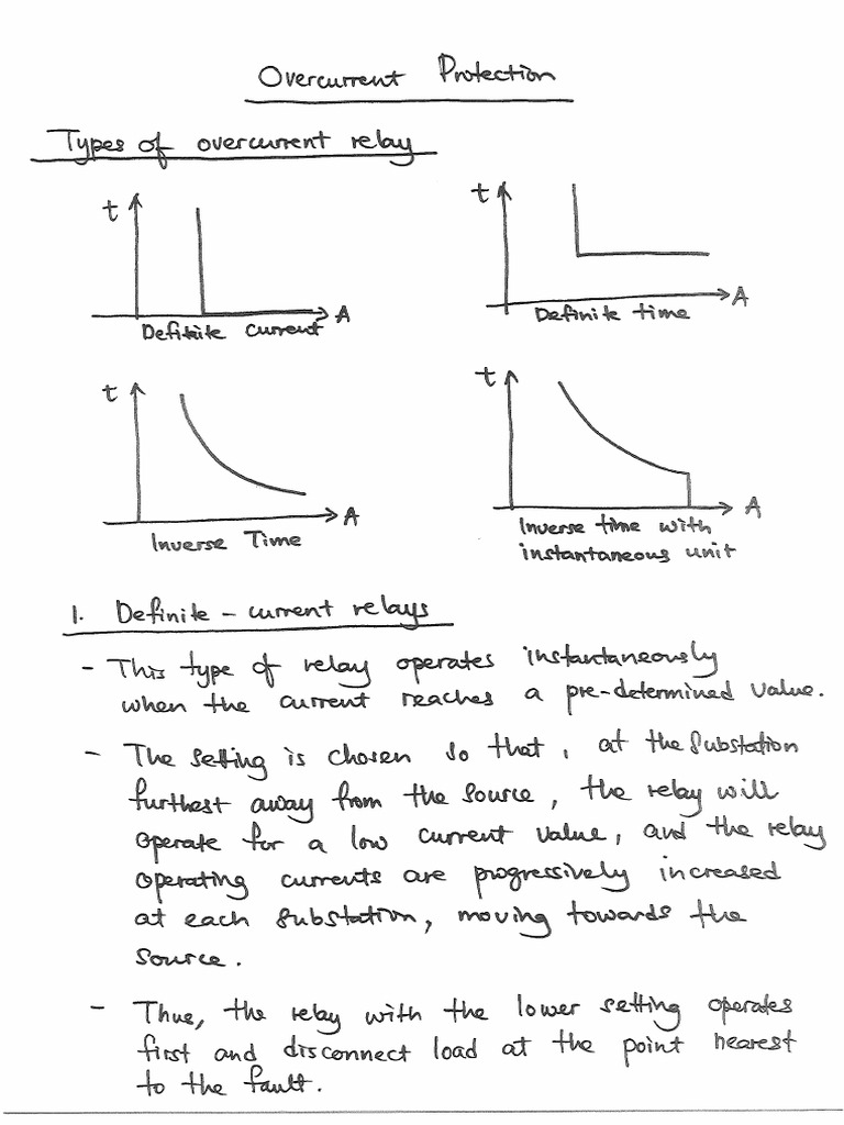 Lecture Notes 6 - Overcurrent Protection | PDF