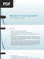 7. Project Quality Assurance