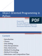 Object Oriented Programming in Python