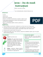 Instructiuni - Reciclarea - Joc de masa