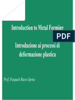 03.1 - Introduzione Ai Processi Di Deformazione Plastica