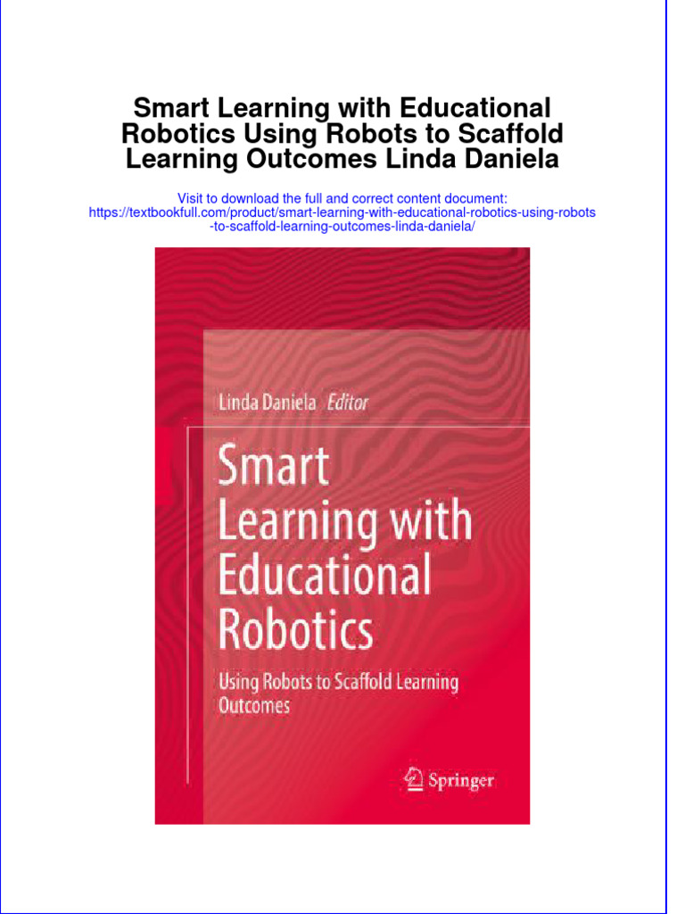 Download pdf Smart Learning With Educational Robotics Using Robots To