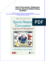 Textbook Sports Related Concussion Diagnosis and Management Second Edition Brian Sindelar Ebook All Chapter PDF