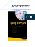 Textbook Spring 5 Recipes A Problem Solution Approach 4Th Edition Marten Deinum Ebook All Chapter PDF
